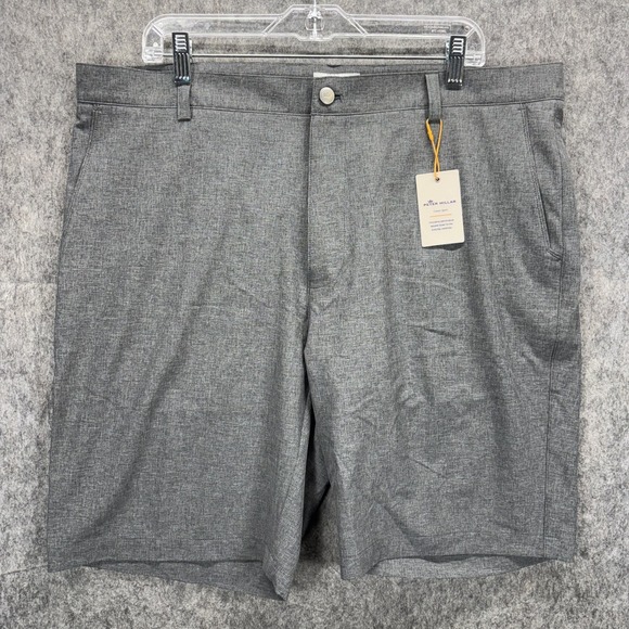 Peter Millar Other - Peter Millar Shackleford Performance Shorts Crown Sport Men's 38‎ Gray Logo New